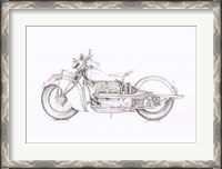 Framed Motorcycle Sketch II