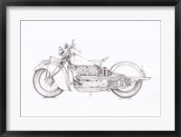 Framed Motorcycle Sketch II