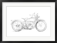 Framed Motorcycle Sketch IV