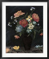 Noir Floral II Framed Print