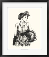 Vintage Fashion I Framed Print