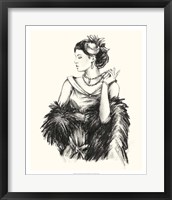 Vintage Fashion II Framed Print