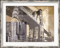 Framed Metropolitan Collage I