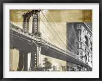 Metropolitan Collage II Framed Print