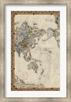 Framed Royal Map I