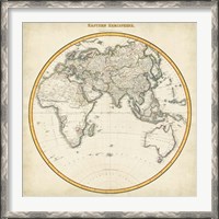 Framed 1812 Eastern Hemisphere