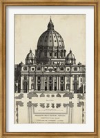 Framed Basilica at the Vatican