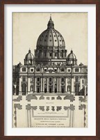 Framed Basilica at the Vatican