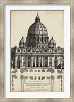 Framed Basilica at the Vatican