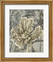 Framed Tulip & Wildflowers II
