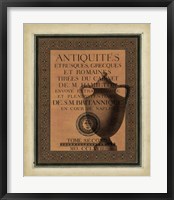 Framed Antiquities Collection I