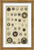 Framed Imperial Crest III