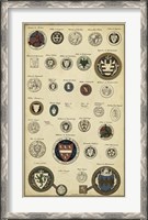 Framed Imperial Crest III