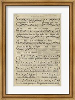 Framed Vellum Songbook III