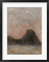 Misty Morning Mesa I Framed Print