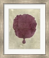 Framed Coral in Plum