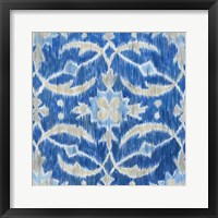 Framed Royal Ikat I