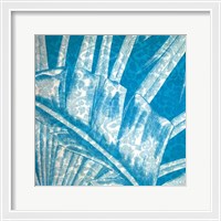 Framed Damask Palms III