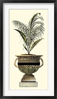 Elegant Urn with Foliage II Framed Print