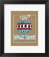 Framed Holly Jolly Christmas I