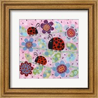 Framed Lady Bugs