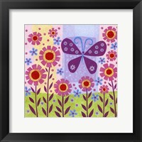 Butterfly Meadow Framed Print