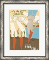 Framed Organic Produce