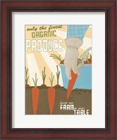 Framed Organic Produce