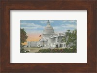 Framed Capitol Building, Washington, D.C.