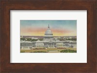 Framed Capitol Panoramic, Washington, D.C.