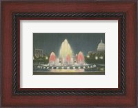 Framed Illuminated Fountain Capitol Plaza