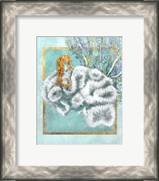 Framed Coral and Seahorse