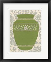 Pottery Patterns III Framed Print