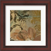 Framed Cropped Floral Abstraction II