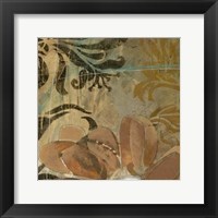 Cropped Floral Abstraction II Framed Print