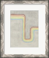 Framed Retro Rhythm I