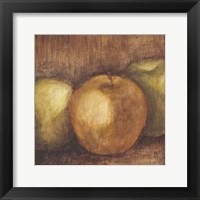 Rustic Apples I Framed Print