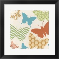 Butterfly Patterns I Framed Print