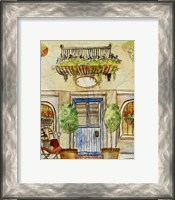Framed Greek Cafe IV