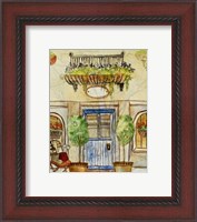 Framed Greek Cafe IV