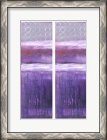 Framed 2-Up Purple Rain I