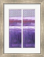 Framed 2-Up Purple Rain I