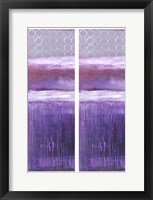 2-Up Purple Rain I Framed Print