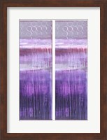 Framed 2-Up Purple Rain II