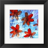 Flower Strokes II Framed Print