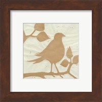 Framed Tea Bird II