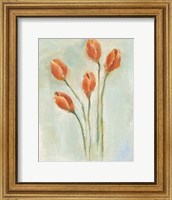 Framed Painted Tulips I