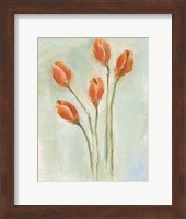 Framed Painted Tulips I