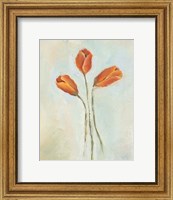 Framed Painted Tulips II