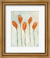 Framed Painted Tulips III